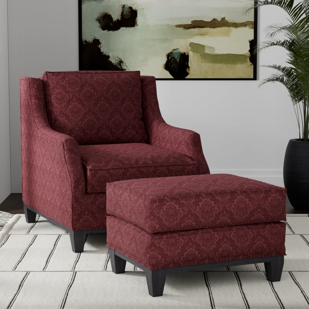 D3565 Merlot Damask · miniatura 4