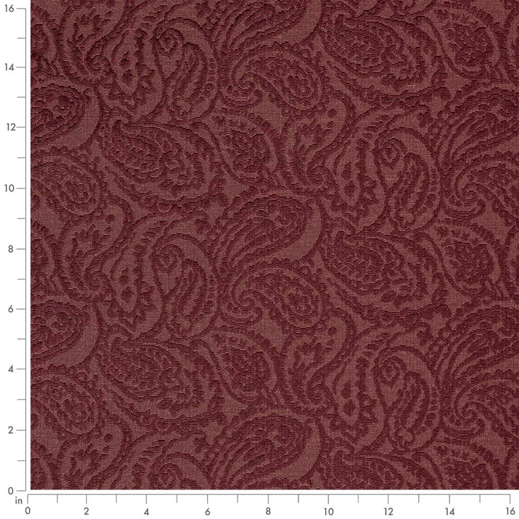 D3579 Merlot Paisley · miniatura 2