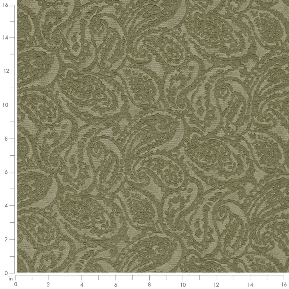 D3584 Olive Paisley · miniatura 2