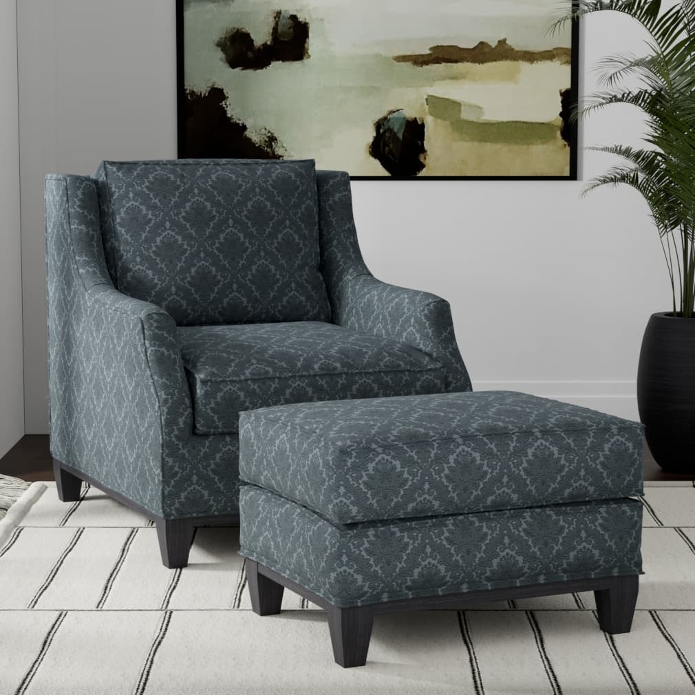 D3568 Indigo Damask · miniatura 4