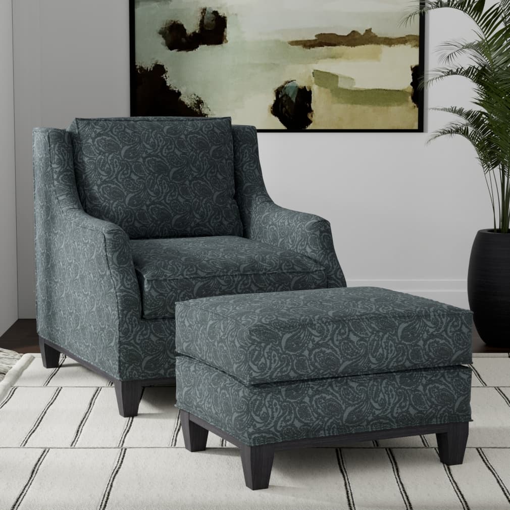 D3582 Indigo Paisley · miniatura 4